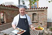 schöner Biergarten des Landgasthof Vogelsang (gFoto: Martin Schmitz)